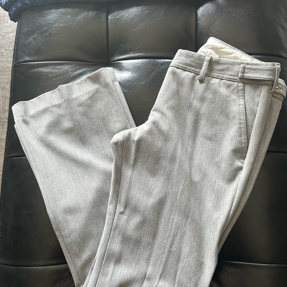 Express Women’s Columnist Boot Cut Gray Dress Pants